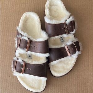 Birkenstock Arizona Shearling size 37
